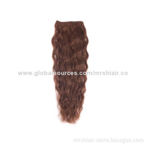 24-inch Malaysian Deep Wave Clip in Hair